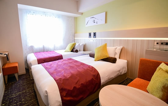 城のホテル甲府 客室 ツインルームA